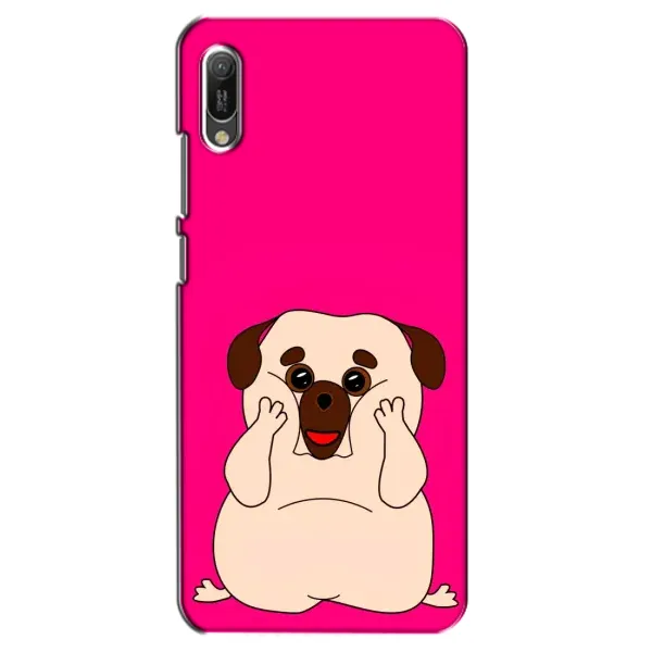 Чохол з малюнком «Веселий Мопсік» для Huawei Y6 2019 Чохол з малюнком «Веселий Мопсік» для Huawei Y6 2019