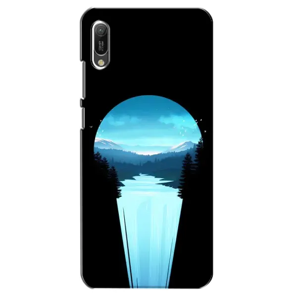 Чехол с рисунком «Синий Водопад» для Huawei Y6 2019 Чехол с рисунком «Синий Водопад» для Huawei Y6 2019