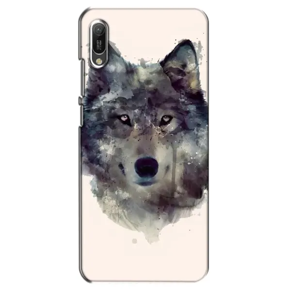 Чехол с рисунком «Волк» для Huawei Y6 2019