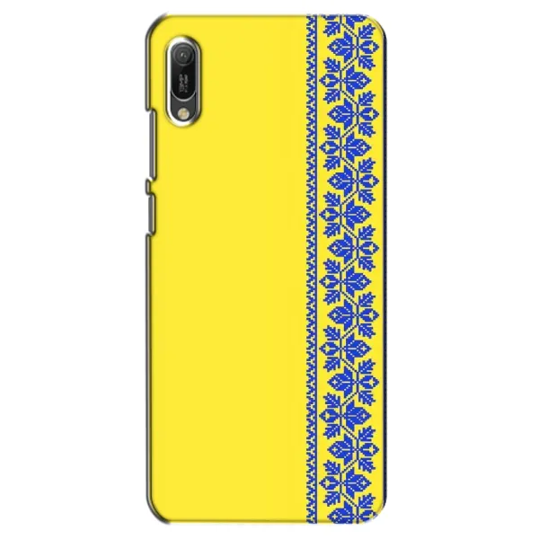 Чехол с рисунком «Вышиванка на желтом» для Huawei Y6 2019 Чехол с рисунком «Вышиванка на желтом» для Huawei Y6 2019
