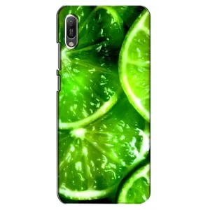 Чохол з зображенням смачної їжі для Huawei Y6 2019 (Яскравий Лайм)