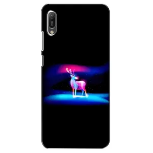 Силіконовий бампер з картинкою звірів для Huawei Y6 2019 (Яскравий олень)