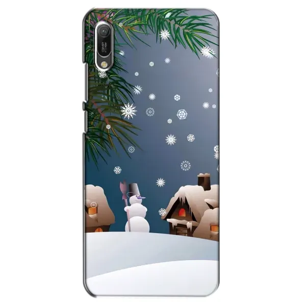 Чехол с рисунком «Зима» для Huawei Y6 2019 Чехол с рисунком «Зима» для Huawei Y6 2019