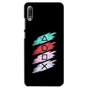 Чехол с рисунком «Значки Sony» для Huawei Y6 2019