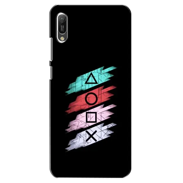 Чехол с рисунком «Значки Sony» для Huawei Y6 2019 Чехол с рисунком «Значки Sony» для Huawei Y6 2019
