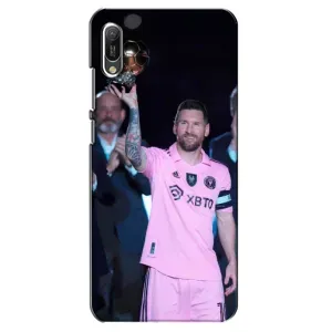 Чехлы Лео Месси в Майами на Huawei Y6 2019 (Золотой мяч Месси)