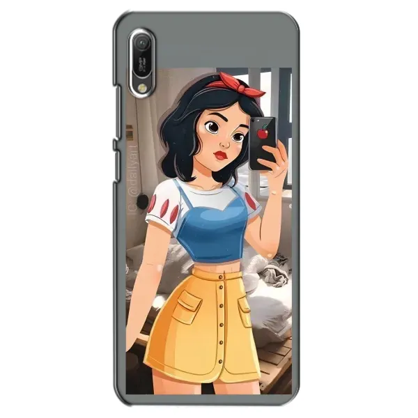 Чехол с рисунком «Белоснежка с телефоном» для Huawei Y6 2019 Чехол с рисунком «Белоснежка с телефоном» для Huawei Y6 2019
