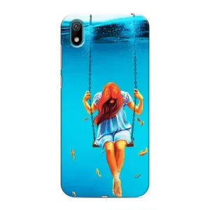 Чохол Стильні дівчата на Huawei Y6 Pro (2019)/ Y6 Prime 2019 (Дівчина на гойдалці)
