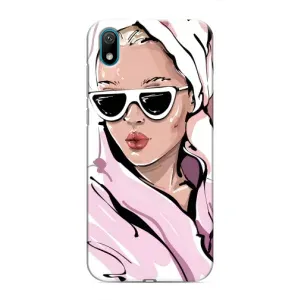 Чохол з картинкою Модні Дівчата Huawei Y6 Pro (2019)/ Y6 Prime 2019 (Дівчина в халаті)