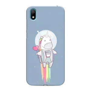Чехол Unicorn на Huawei Y6 Pro (2019)/ Y6 Prime 2019 (Единорог космонавт)