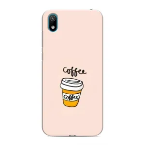 Чехол с изображением вкусной еды для Huawei Y6 Pro (2019)/ Y6 Prime 2019 (Кружка кофе)