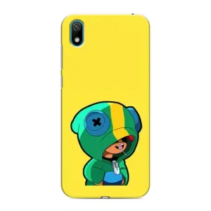 Чехол Бравл Старс для Huawei Y6 Pro (2019)/ Y6 Prime 2019 (Леон (LEON))