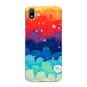Силиконовый чехол с котиком для Huawei Y6 Pro (2019)/ Y6 Prime 2019 (Mew)