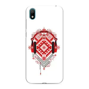 Силиконовый Чехол на Huawei Y6 Pro (2019)/ Y6 Prime 2019 с картинкой Вышиванки (Модная вышиванка)