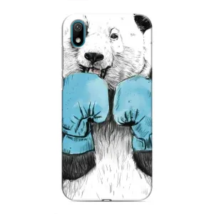 Чехлы с Пандами на Huawei Y6 Pro (2019)/ Y6 Prime 2019 (Панда боксер)