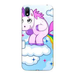 Чехол Unicorn на Huawei Y6 Pro (2019)/ Y6 Prime 2019 (Радуга единорожка)