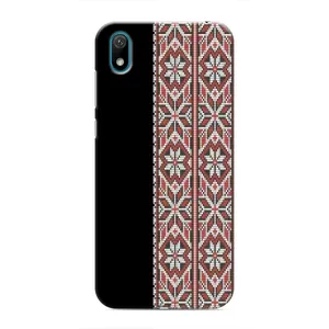 Силиконовый Чехол на Huawei Y6 Pro (2019)/ Y6 Prime 2019 с картинкой Вышиванки (Стильная вишиванка)