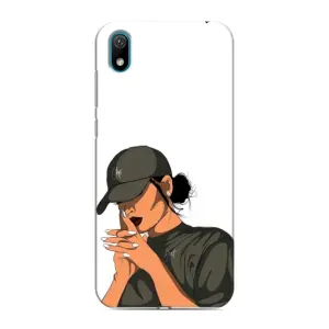 Силіконовый Чохол на Huawei Y6 Pro (2019)/ Y6 Prime 2019 з картинкой Модных девушек (У зеленому)
