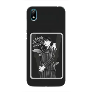Чехлы с принтом Уэнсдей на Huawei Y6 Pro (2019)/ Y6 Prime 2019 (Венсдей картина)
