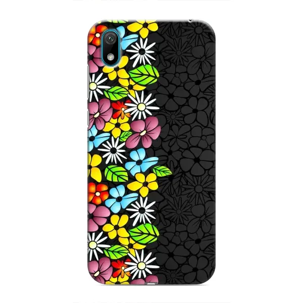 Чехол с рисунком «Яркие цветы» для Huawei Y6 Pro (2019)/ Y6 Prime 2019