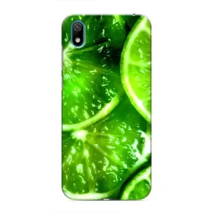 Чехол с изображением вкусной еды для Huawei Y6 Pro (2019)/ Y6 Prime 2019 (Яркий ЛАЙМ)