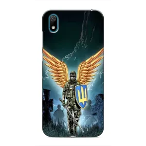 Патриотический Чехол для Huawei Y6 Pro (2019)/ Y6 Prime 2019 (ЗСУ з крильями)