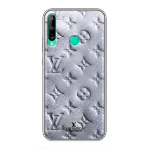 Текстурный Чехол Louis Vuitton для Хуавей У6п (Белый ЛВ)