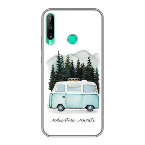 Силіконовий бампер з картинкою машини на Huawei Y6p (Будиночок на колесах)