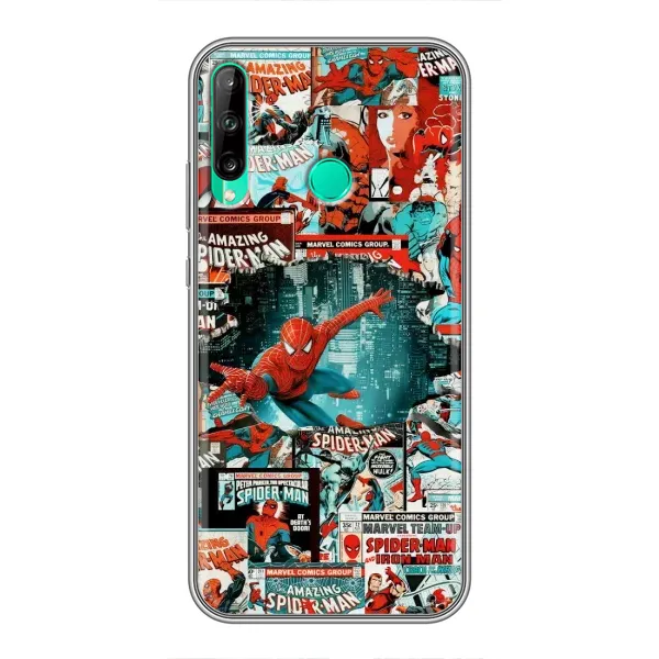 Чехол с рисунком «Комиксы Человек Паук» для Huawei Y6p Чехол с рисунком «Комиксы Человек Паук» для Huawei Y6p