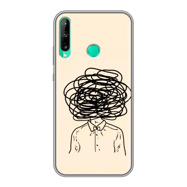 Чехол с рисунком «Мысли» для Huawei Y6p