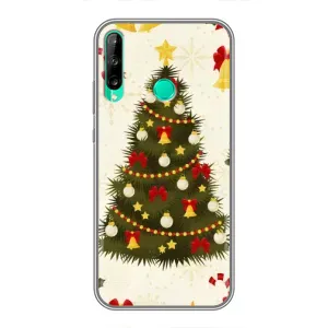 Чехол Новогодняя Елка на Huawei Y6p (Новогодний принт)