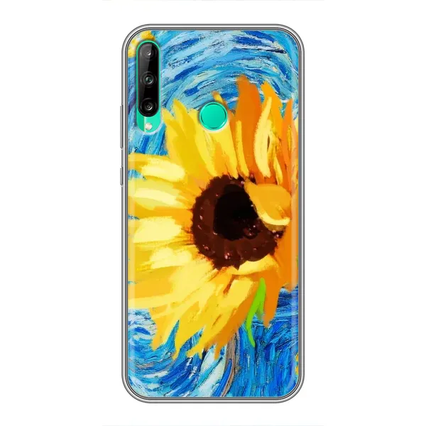Чехол с рисунком «Подсолнух цветок» для Huawei Y6p