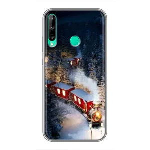 Силіконовий бампер на різдво для Huawei Y6p (Потяг)