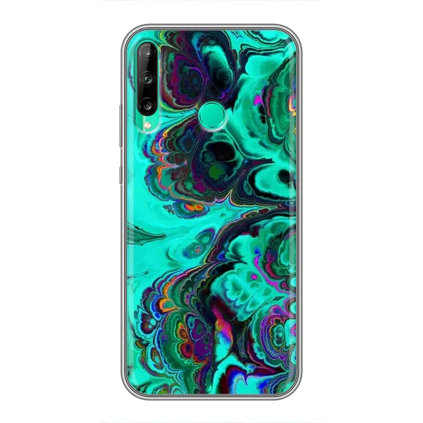 Чехол с рисунком «Салатный мрамор» для Huawei Y6p Чехол с рисунком «Салатный мрамор» для Huawei Y6p