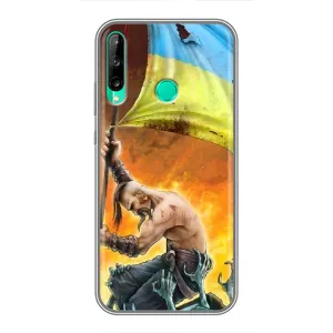 Чехол с картинкой (Патриотический КОЗАК) на Huawei Y6p (Сильный Козак)