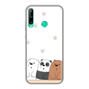 Чехлы с изображением разных животных для Huawei Y6p (Удивленные медвеженки)