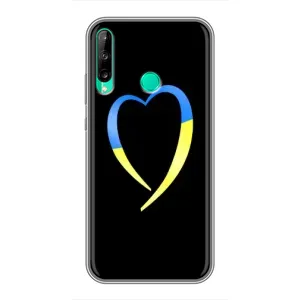 Силиконовый Чехол на Huawei Y6p (Я-Украина) (Украинское сердце)
