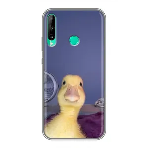 Бампер с принтом Мемы для Huawei Y6p (Утка)