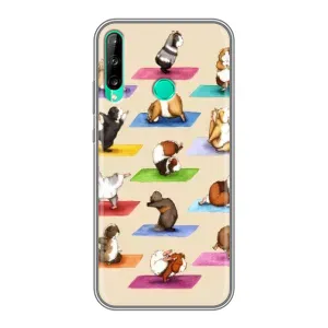 Чохол з Прикольним Принтом на Huawei Y6p (Йога свинок)