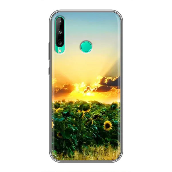 Чехол с рисунком «Закат Солнца» для Huawei Y6p