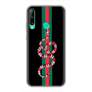 Чехлы Бренд GUCCI для Huawei Y6p (Змей Гуччи)