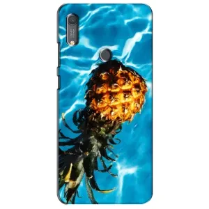 Чехол с изображением вкусной еды для Huawei Y6s (Ананас)