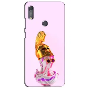 Чехол с Прикольным принтом на Huawei Y6s (АРТ Статуя)
