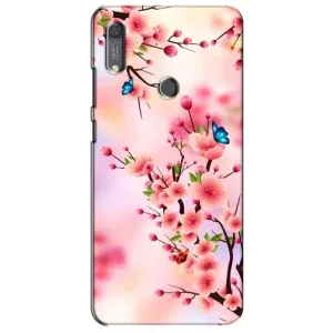 Чохол з картинкою Сакури на Huawei Y6s (Метелики на сакурі)