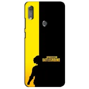 Чехол (TPU) с картинкой "Лого Пабг" на Хуавей у6с (Battlegrounds)