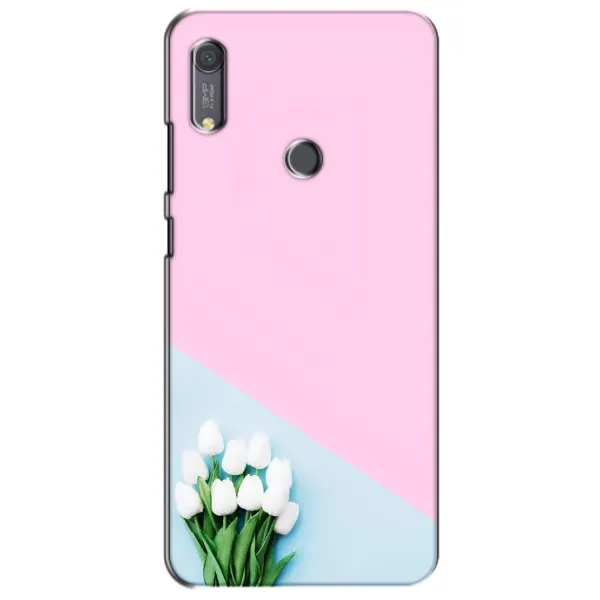 Чехол с рисунком «Белые тюльпаны» для Huawei Y6s Чехол с рисунком «Белые тюльпаны» для Huawei Y6s
