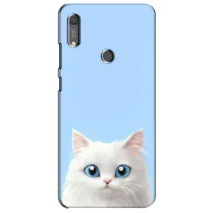 Чохол на тематику: Коти для Huawei Y6s (Білий кіт)