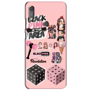 Чехлы с картинкой для Huawei Y6s (BLACK PINK коллаж)