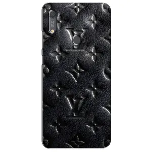 Текстурный Чехол Louis Vuitton для Хуавей у6с (Черный ЛВ)