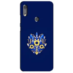 Чехол Укр Символика для Huawei Y6s (Цветущий Герб)